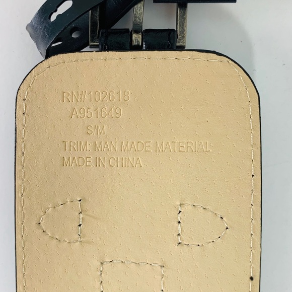 Apt. 9 Black Elastic Woven Belt S/M - Picture 4 of 10